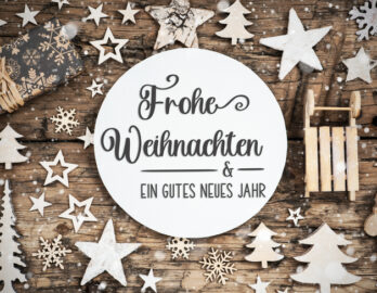 Frohe Weihnachten und ein gutes neues Jahr